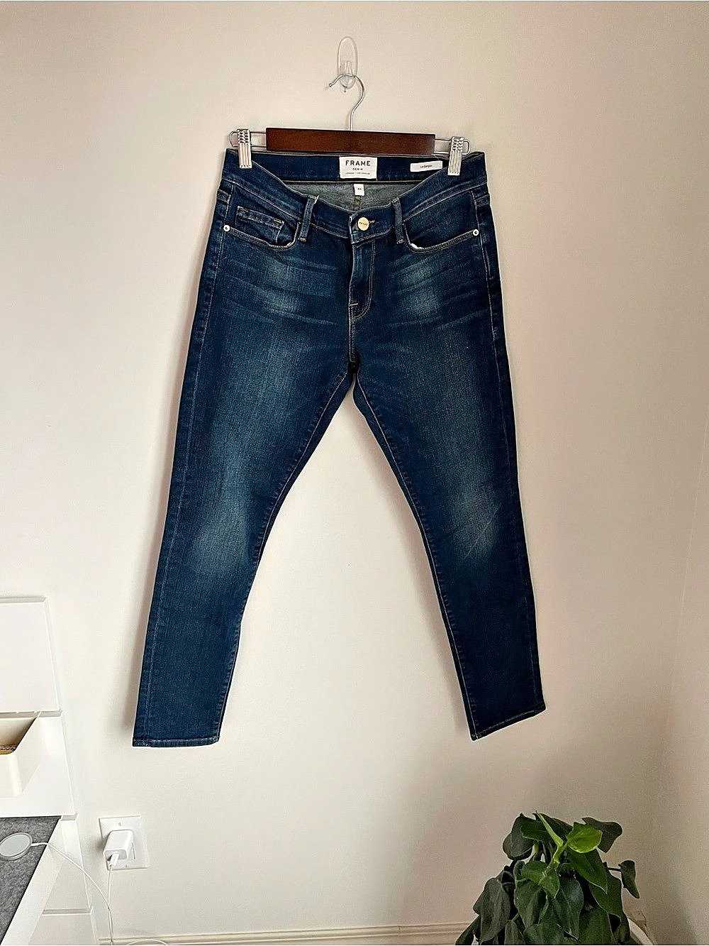 FRAME Le Skinny de Jeanne Skinny Jeans Blue Waist 25